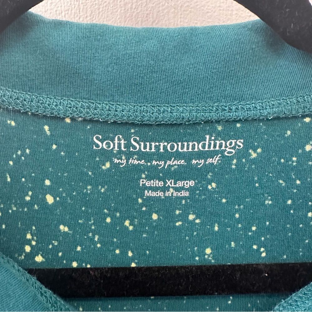 Soft Surrounding Half Button Collared/Turtleneck … - image 3